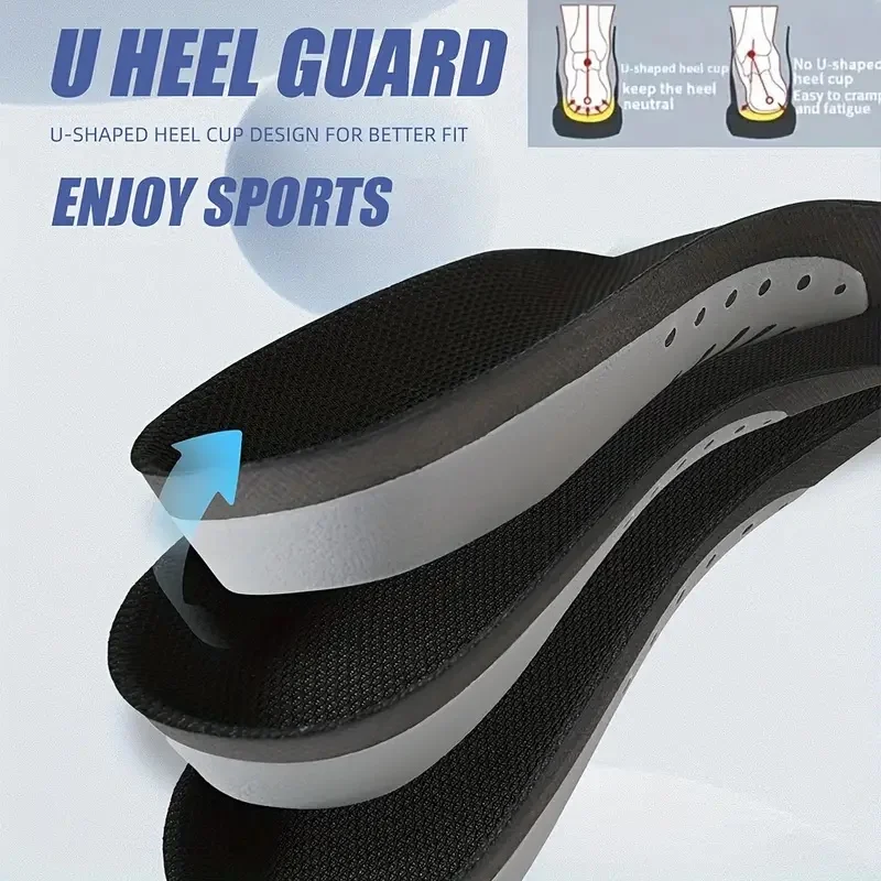 2 paires d'inserts orthopédiques pour fasciite plantaire, Support de voûte plantaire, semelles intérieures confortables pour chaussures, Correction athlétique, coussinet de chaussures, soins des pieds