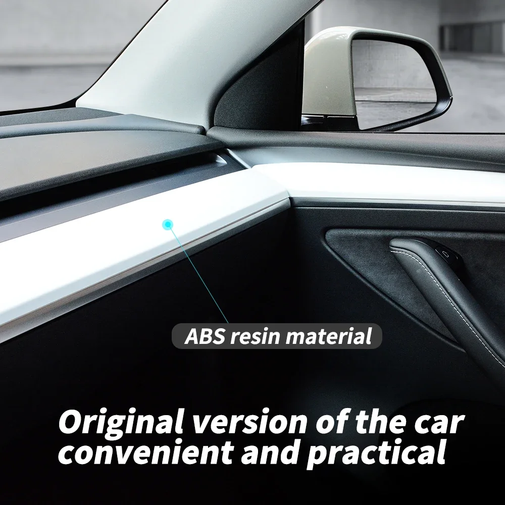 Lenkrad Schlagschutz Abdeckung Für Tesla Modell 3Y Schaltknauf Zentrale Panel Tür Seite Innen Vorne Armaturenbrett Trim Streifen – Detail 3