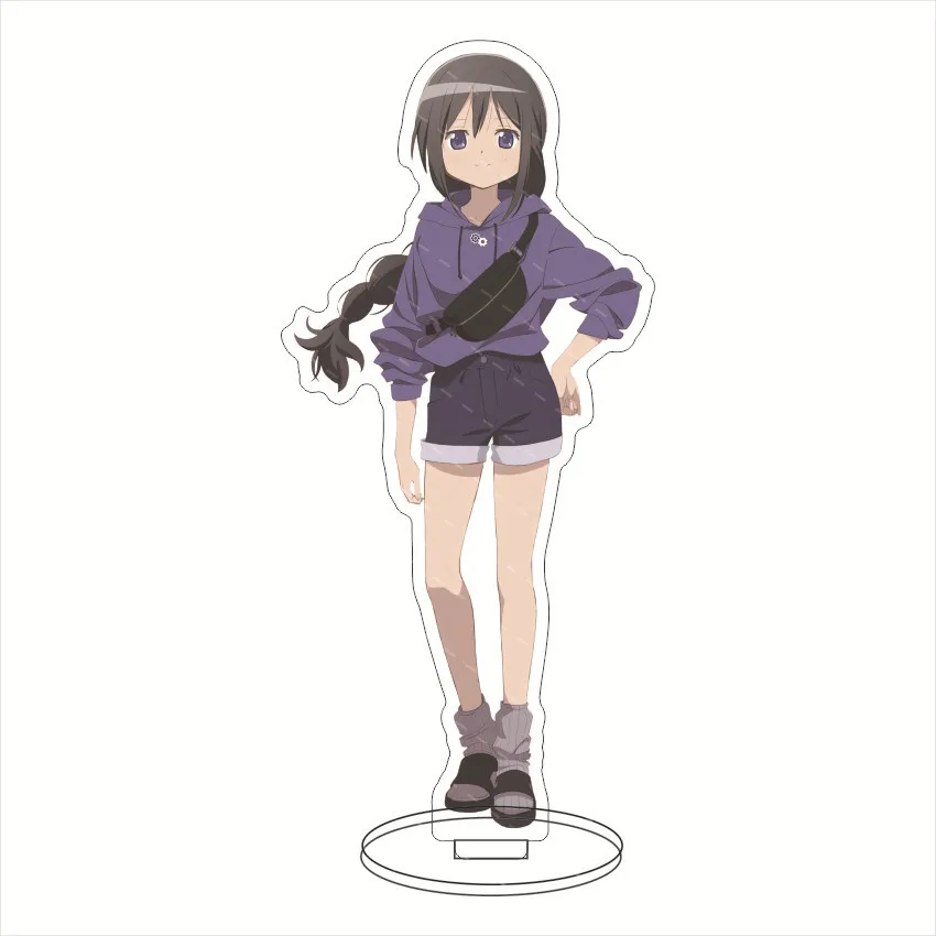 16CM Anime Figure Puella Magi Madoka Magica Kaname Madoka Miki Sayaka Akemi Homura Tomoe Mami Cos Acrylic Stand Ornaments view 6