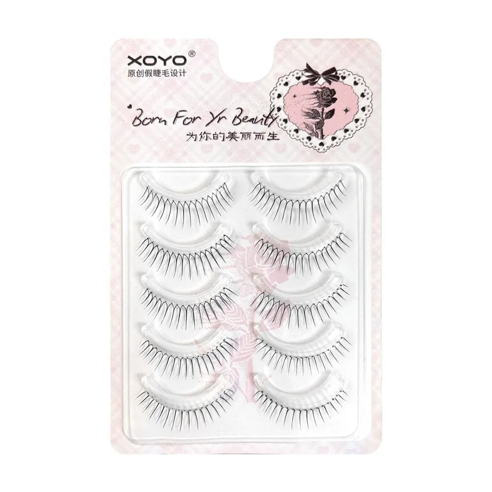 Faux cils complets faits à la main, longs et naturels, autocollants, sans cruauté, style coréen, outils de maquillage pour les yeux