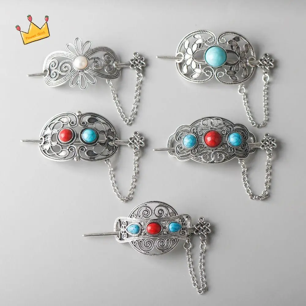 

Ethnic Style Retro Hairpin Ancient Style Hanfu Headwear Hair Sticks for Long Hair New Chinese Style Alloy Hair Accessories