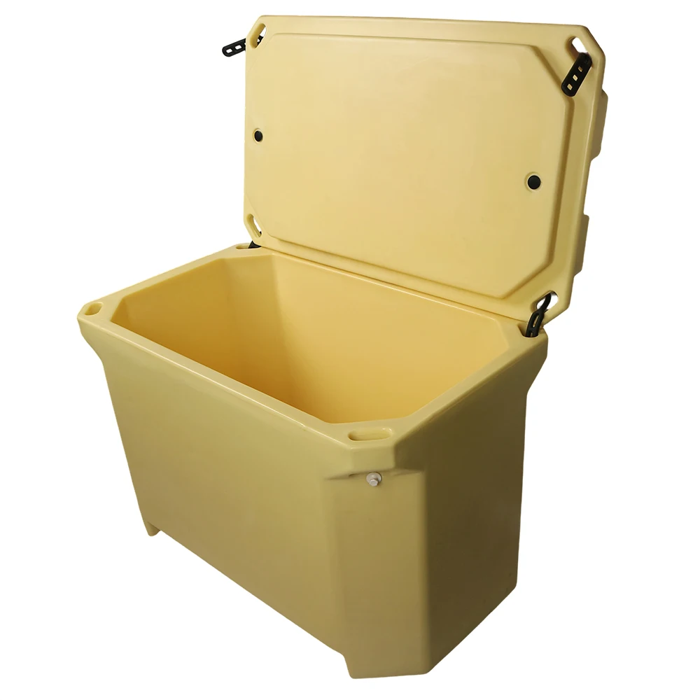 220L Modern Reusable Vortex Forming Fishing Box Seafood Aquaculture Transportation Refrigerated Box 2