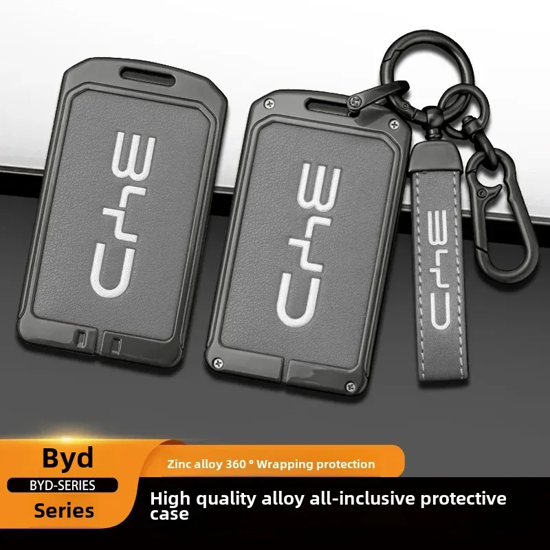 Premium Customized BYD Qin Song Pro Car Key Case High-End NFC Package Han Dm Modification Buckle Suitable For Baidu Cards