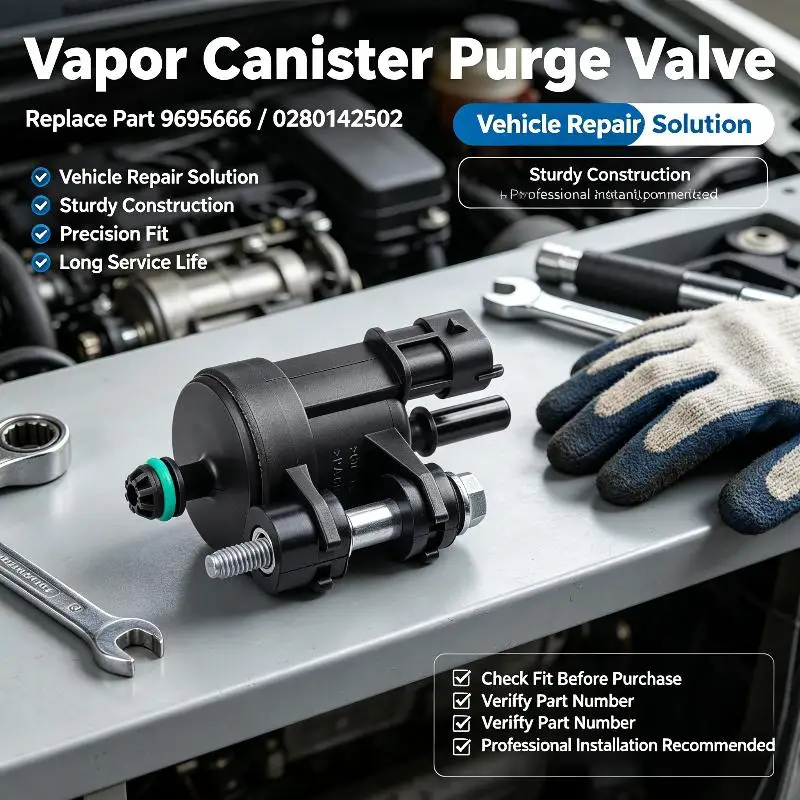 Vapor Canister Purge Control Valve Solenoid OE 96985666 1Pcs High Precision Replacement for Cobalt 2013-2019 Auto Repair Parts