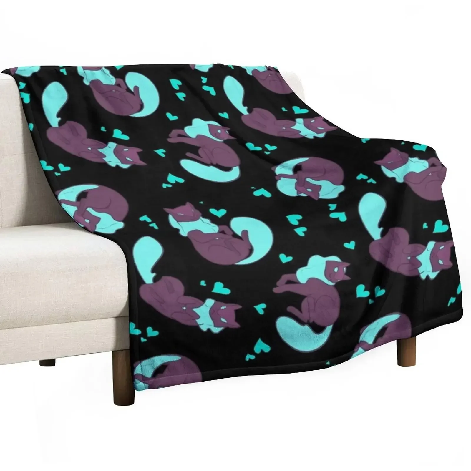 

Melog Pattern Throw Blanket Retros Beach Blankets