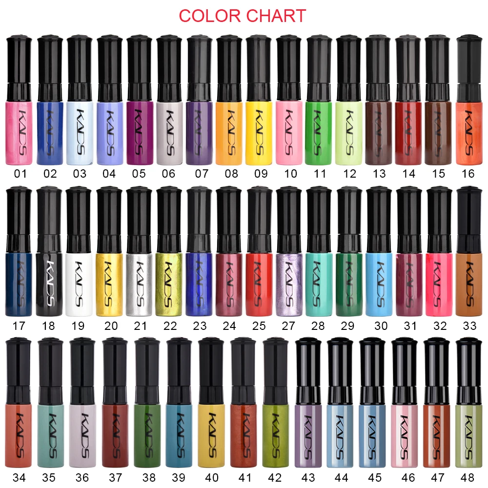 KADS 1pc Nail Art Stamping Polish White Black Colorful Stamp Plate Printing Varnish Pen Paints for Manicure Template Lacker