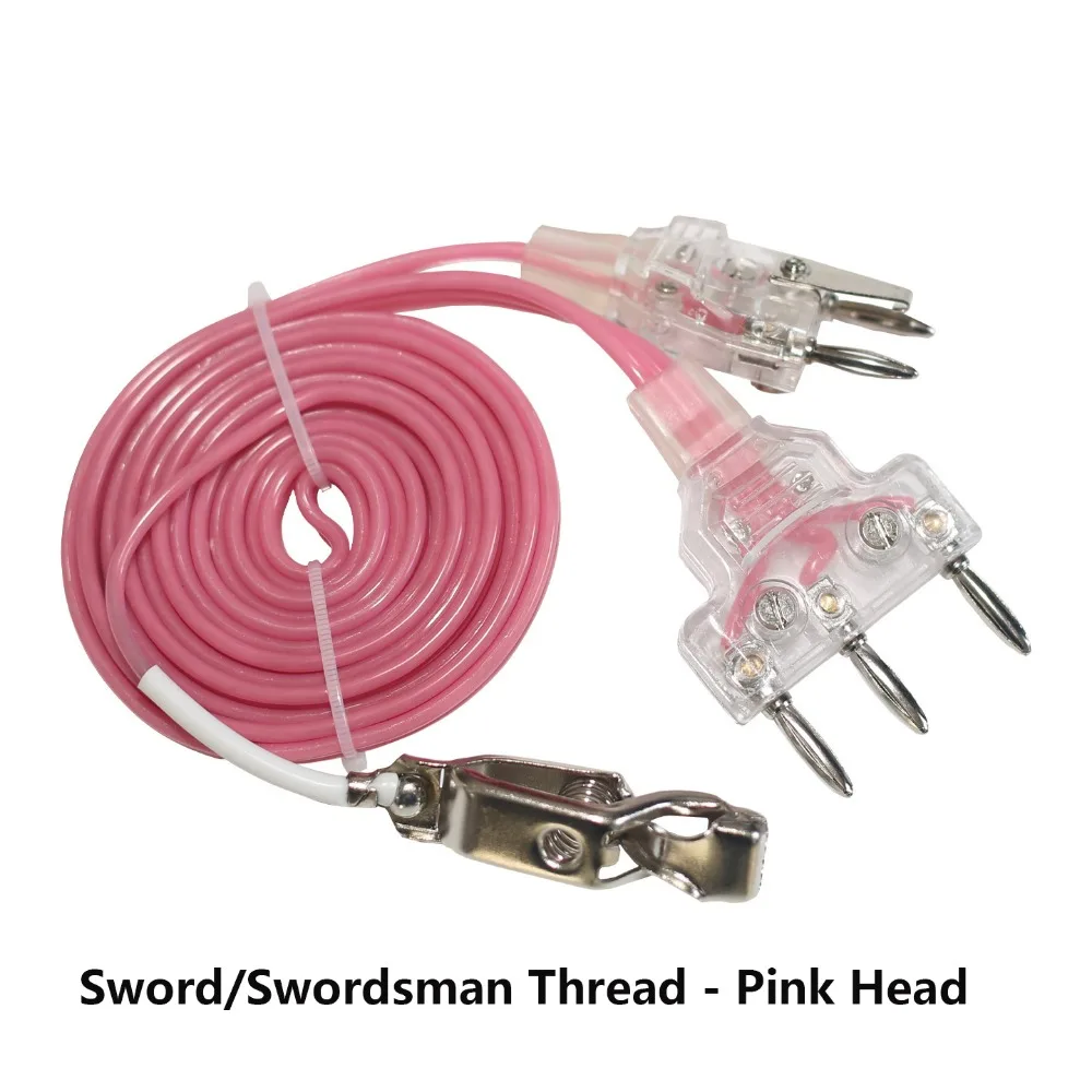 1.8m Foil Epee Body Cord Multistyles General Practical Flexible Wire Protector Break-Resistant Fencing Accessory For Face Guard