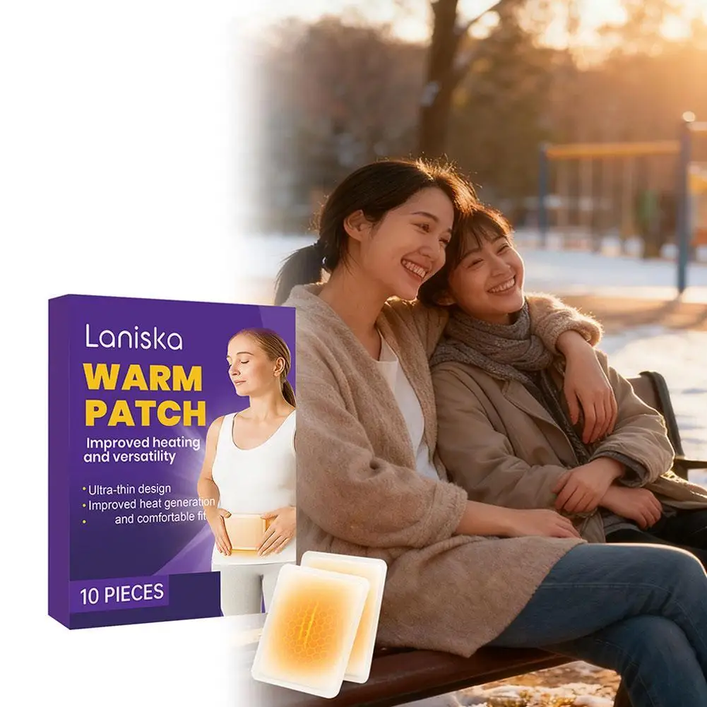 

10Pcs/Box Ultra-thin Body Warming Patches for Winter Outdoor Body and Feet Care Anti-Cold Patch Convenient Personal Care
