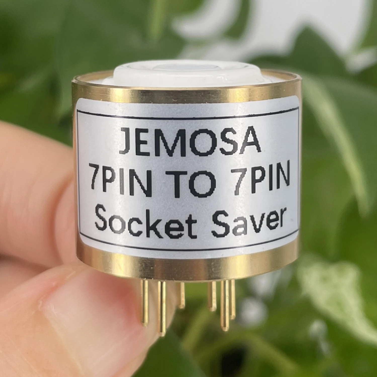 1PC JEMOSA 7Pin TO 7Pin Tube Socket Saver Protect Test Socket For 6AU6 6AQ5 6X4 6Z4 6J1 6J4 ECC91 Tube Amplifier