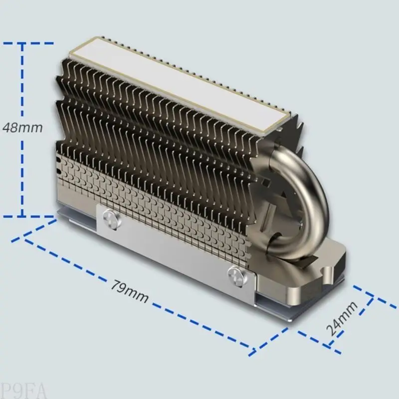 

P9FA SSD HR-09 2280 Жилета Heatsink Верхний охлаждение алюминиевые возможности