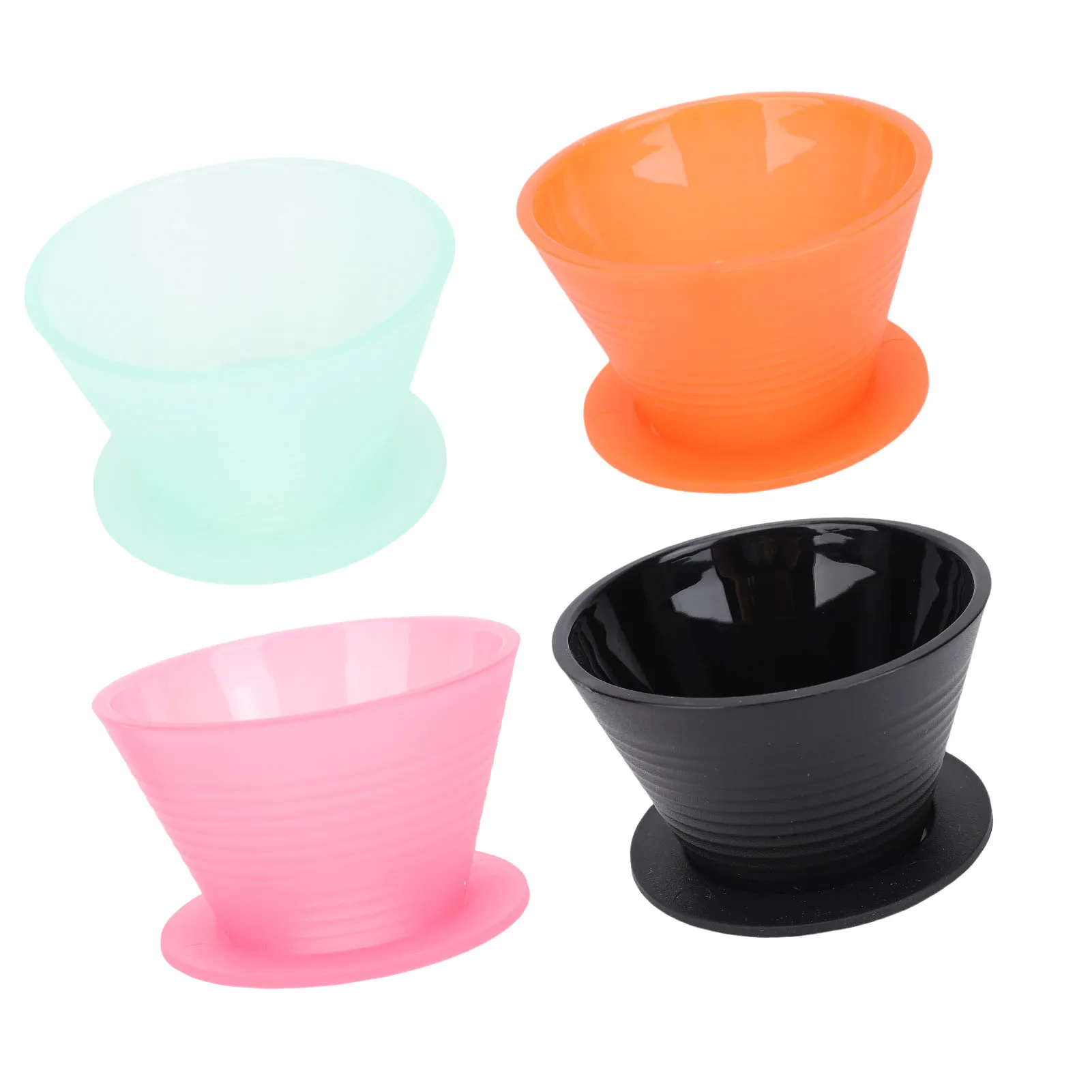 Pour Over Coffee Dripper Food Grade PP Flat Bottom Filter Cup Coffee Brewing Filter For Home Kitchens Restaurant Coffee Bar