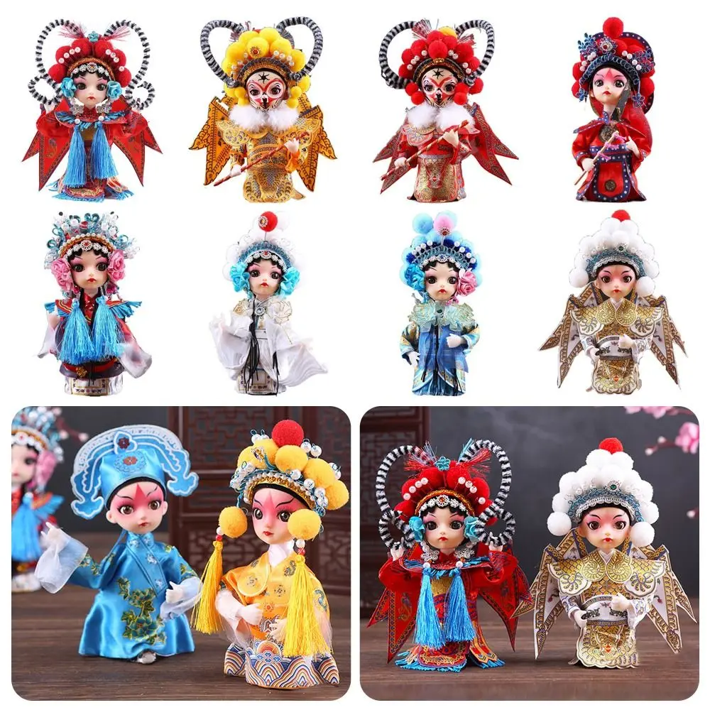 

1Pcs Handicraft Peking Opera Puppet Doll Diy Material Package Chinese Style Beijing Opera Gift Folk Finished Product