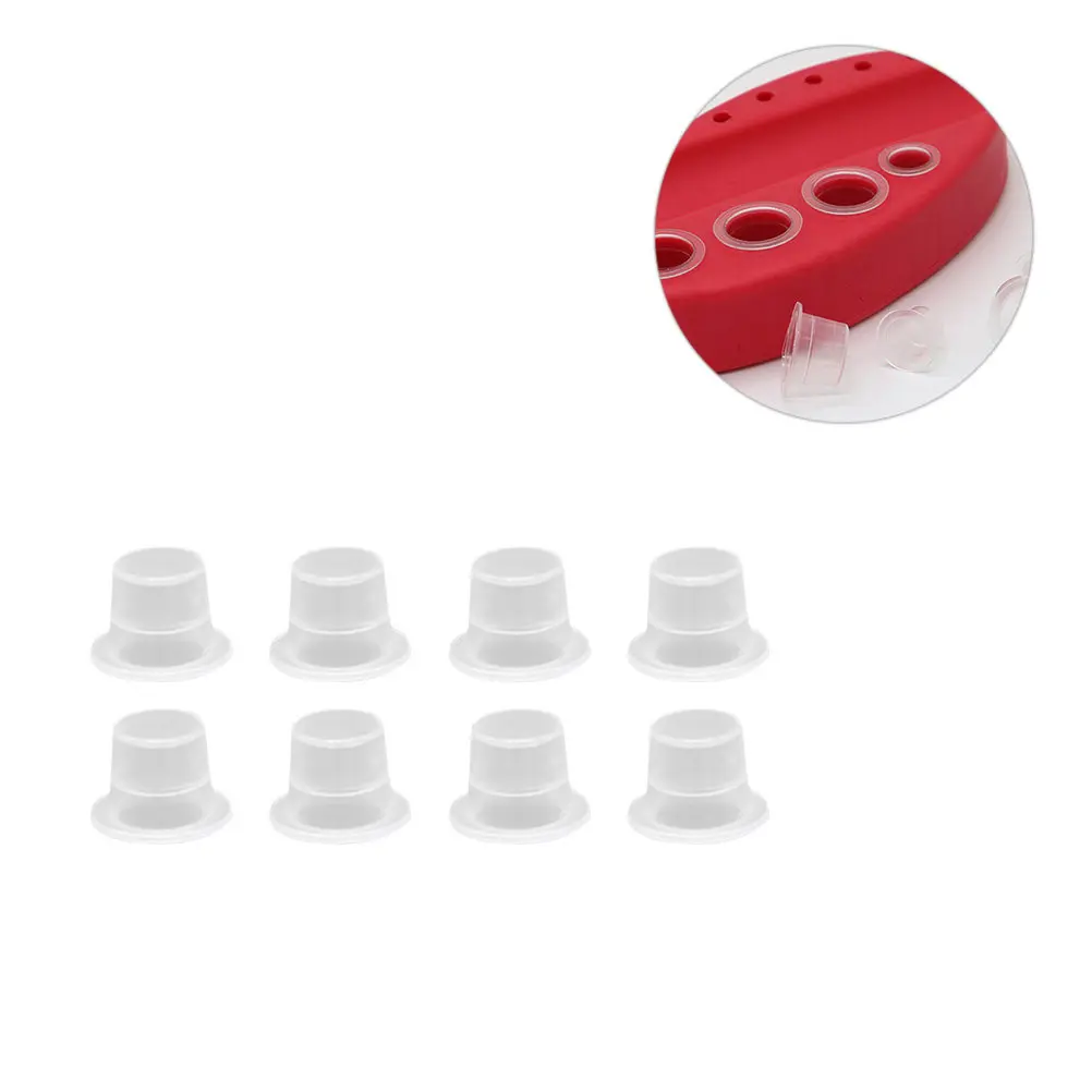 

200Pcs Ink Cups Small Clear Plastic Pigment Holders for Tattoo Artists Semi- Eyebrow Ink Kit Supplies