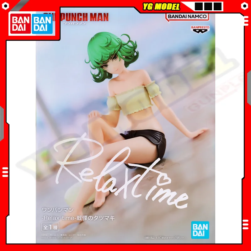 

BANDAI ONE PUNCH MAN Tornado of Terror Tatsumaki Action Figures Model Relax Time BANPRESTO Amusement Figures Original