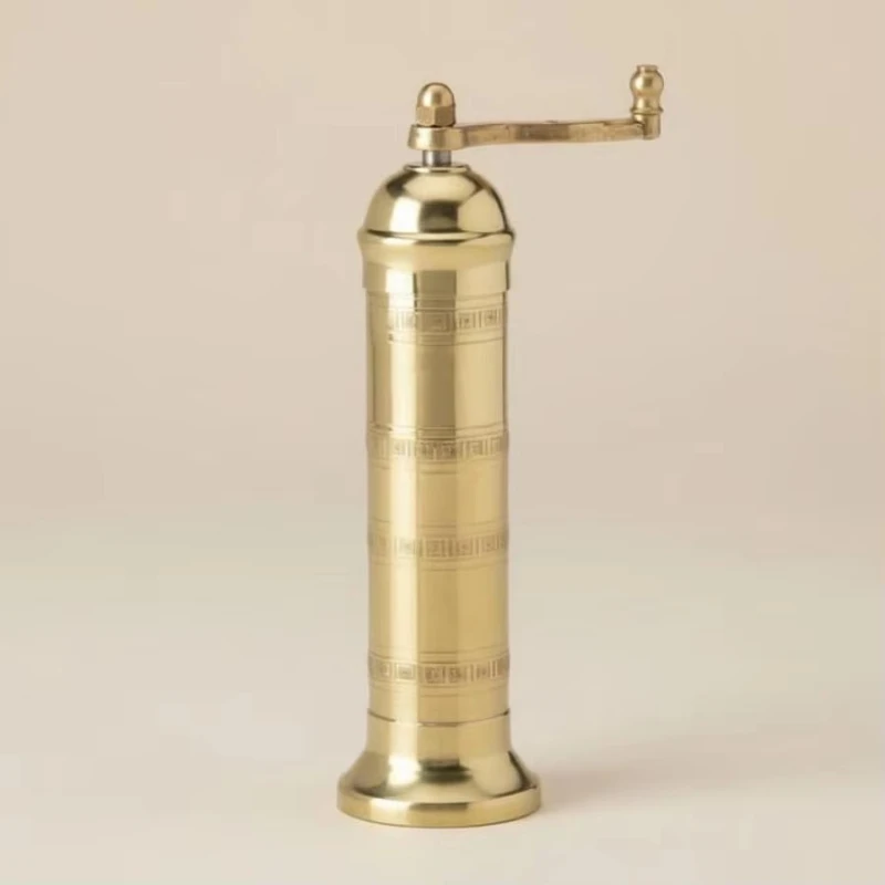 Food Safety Grade Brass Salt Pepper Grinder Vanilla and Spice Grinder Kitchen Accessories Utensils