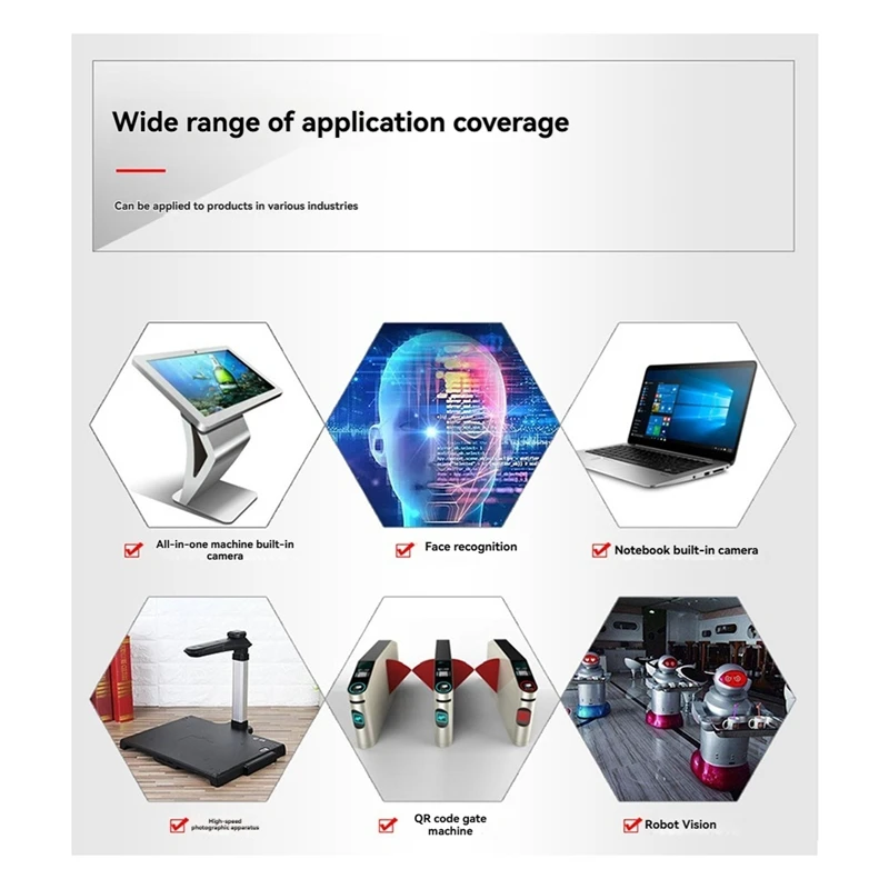 OV9726 USB-модуль камеры 1 МП 66 °   Plug & Play с фиксированным фокусом для ноутбуков и устройств сканирования QR-кода