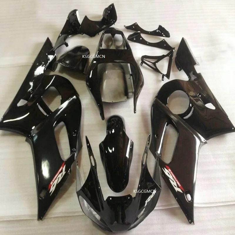 New ALL Black Fairings Kit Fit For Yamaha YZF 600 R6 98 99 00 01 02 Cool YZF-R6 1998-2002 ABS Motorcycle Fairing parts