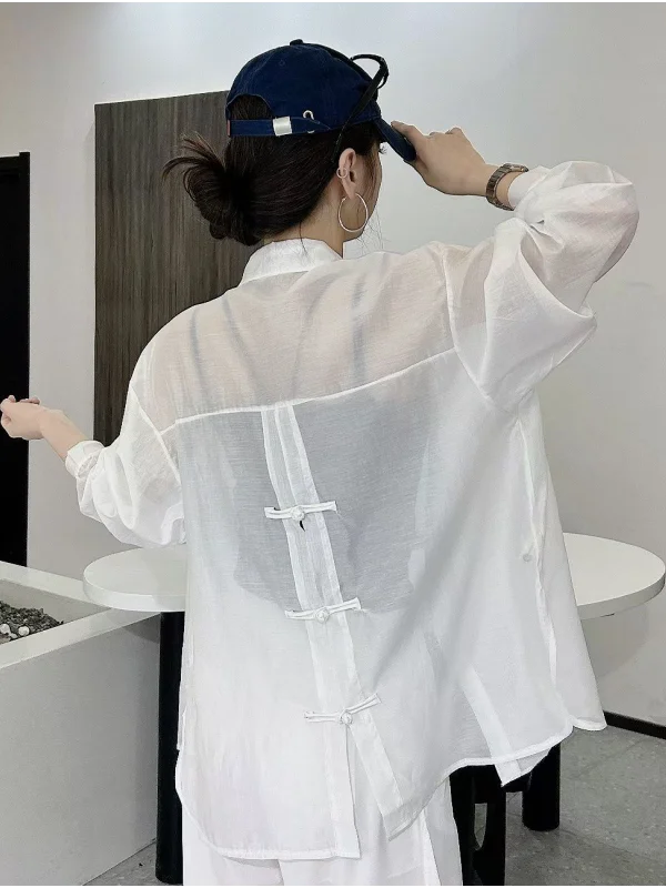 summer-new-lightweight-sun-protection-shirt-women's-loose-fit-long-sleeve-breathable-casual-shirt-lazy-women's-top