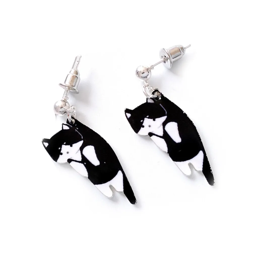 女性のための漫画の動物のイヤリング、女性のイヤリング、ドレープ、結婚式のジュエリー、誕生日プレゼント、女の子のパーティー