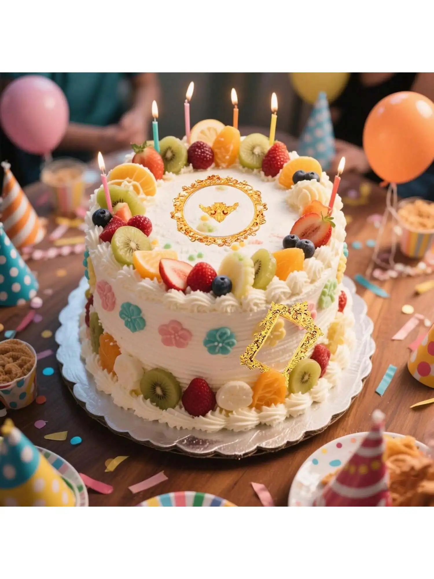 4 Stile Silikonrahmen-Schokoladenform, Barocke Tonformen für Fondant, Rahmenform für Basteln, Backen, Cupcake-Topper, Dekoration – Detail 3