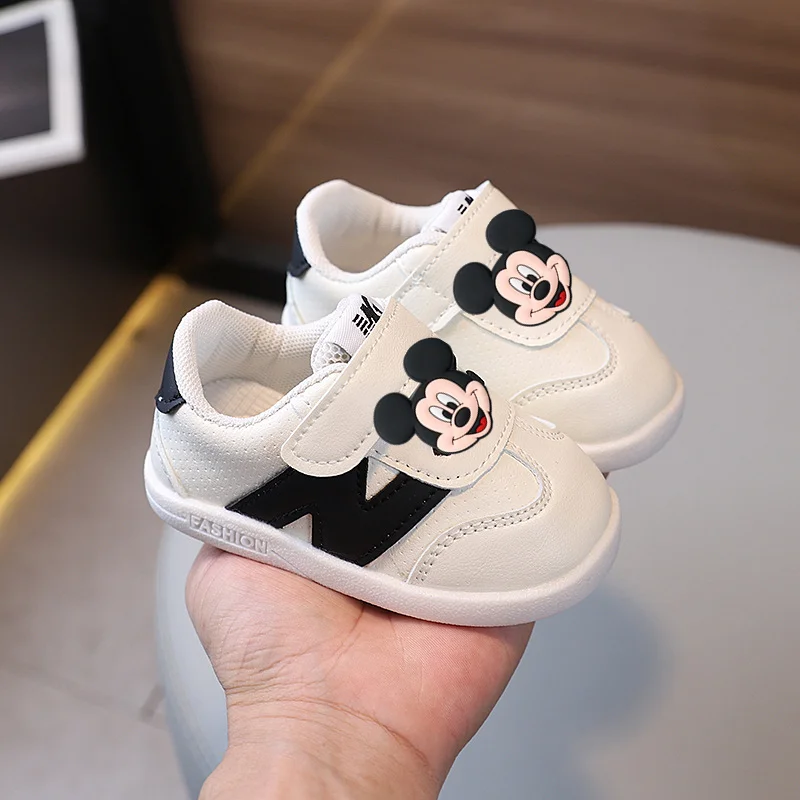 

Mickey Mouse Spring Autumn New Boys Girls Non-slip Toddler Shoes Disney Children Sneakers Soft Bottom Shoes Baby Casual Shoes