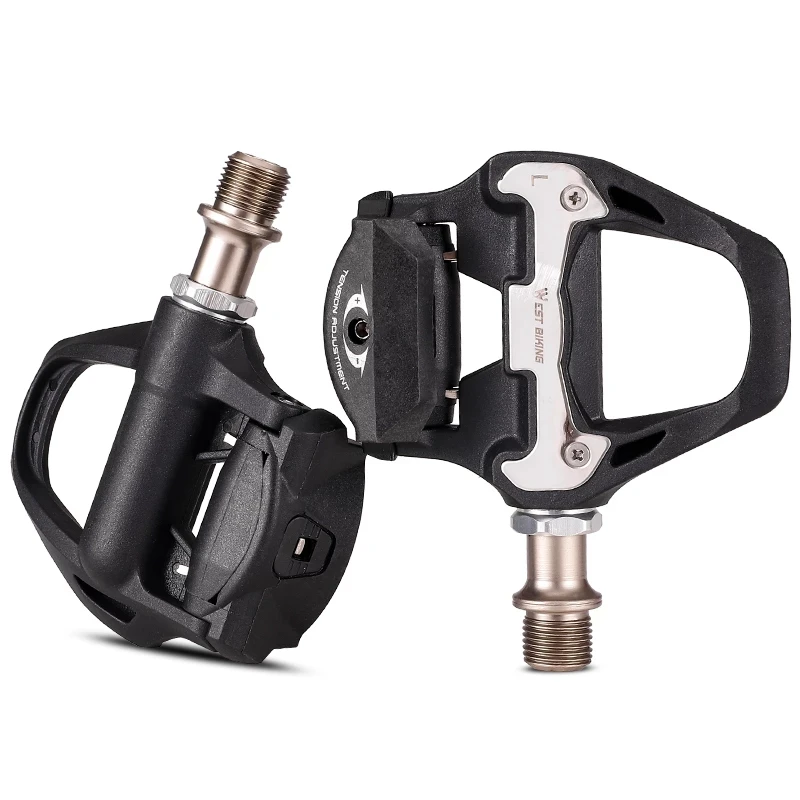 WEST BIKING Bicycle Pedals Road Bike Self-locking Pedals Ultralight  Sealed Bearing Road Bike Pedals SPD-SL Bike Part Accessorie