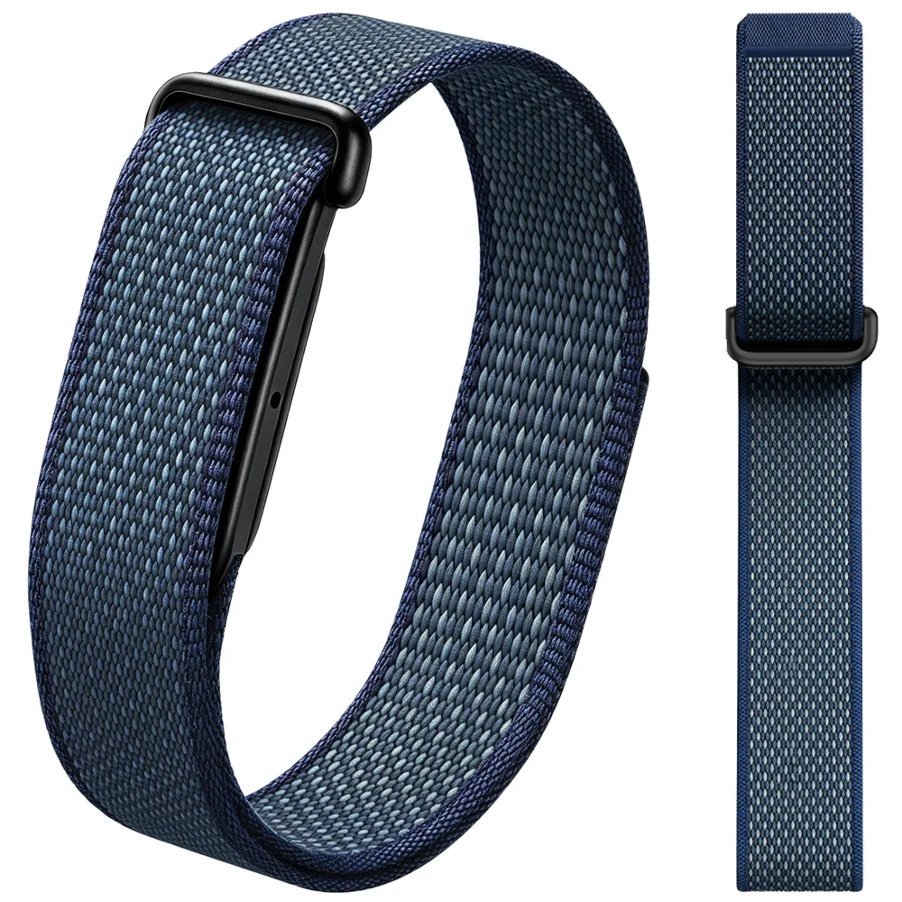 Offizielles 1:1 Sport-Nylon+Silikon-Schlaufenarmband für Google Fitbit Air Armband Zubehör – Detail 13