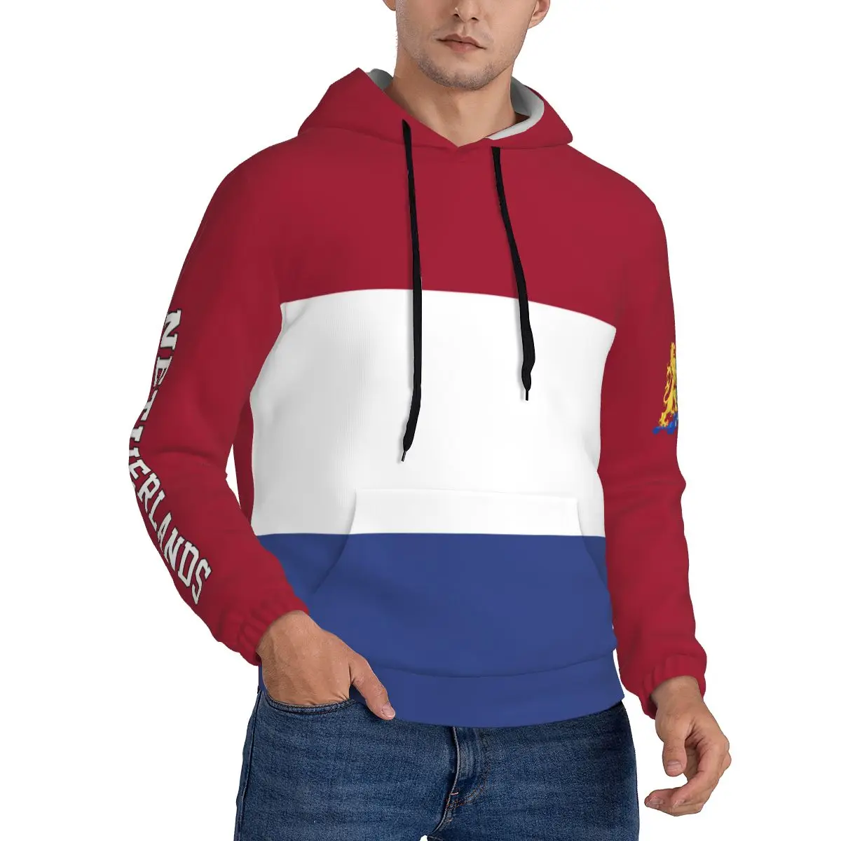 Netherlands Holland 3D Country Flag Print Hoodie Custom Name Number Men Sweatshirt Women Hip Hop Streetwear Tracksuit Clothing