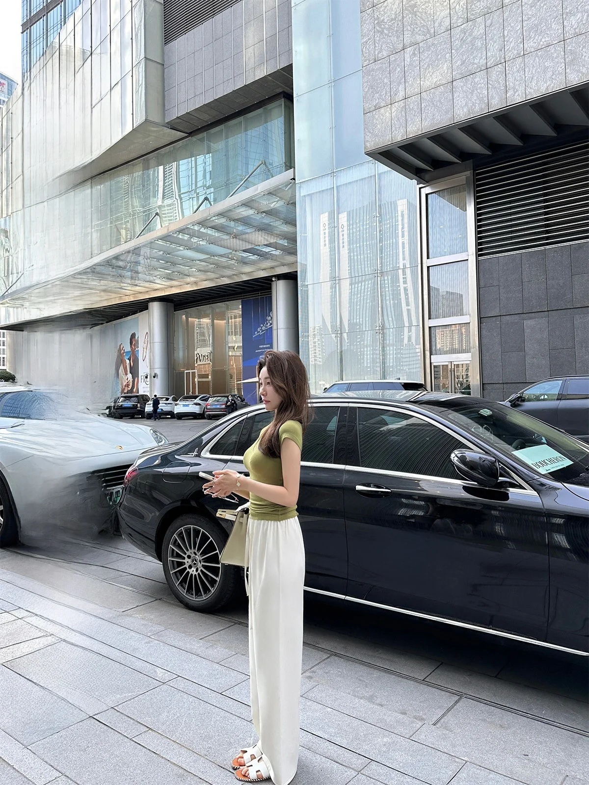 

Брюки женские CCZEE с высокой талией, широкими штанинами, на резинке, свободные, повседневные, длинные, для осени и весны, модные