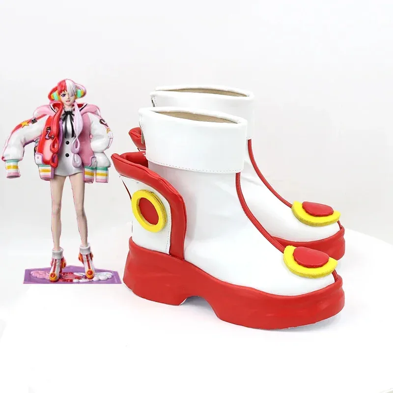 

New Anime film Red UTA PU leather shoes custom made UTA shoes Halloween carnival boots Women Men 2025