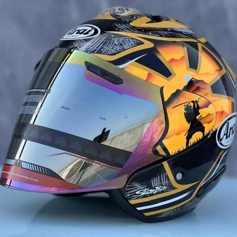

Ram3 Pedrosa Samurai Half Helmet Men and Women Motorcycle Off-Road Summer Helmet Downhill Racing Mountain Cross Casco Capacete