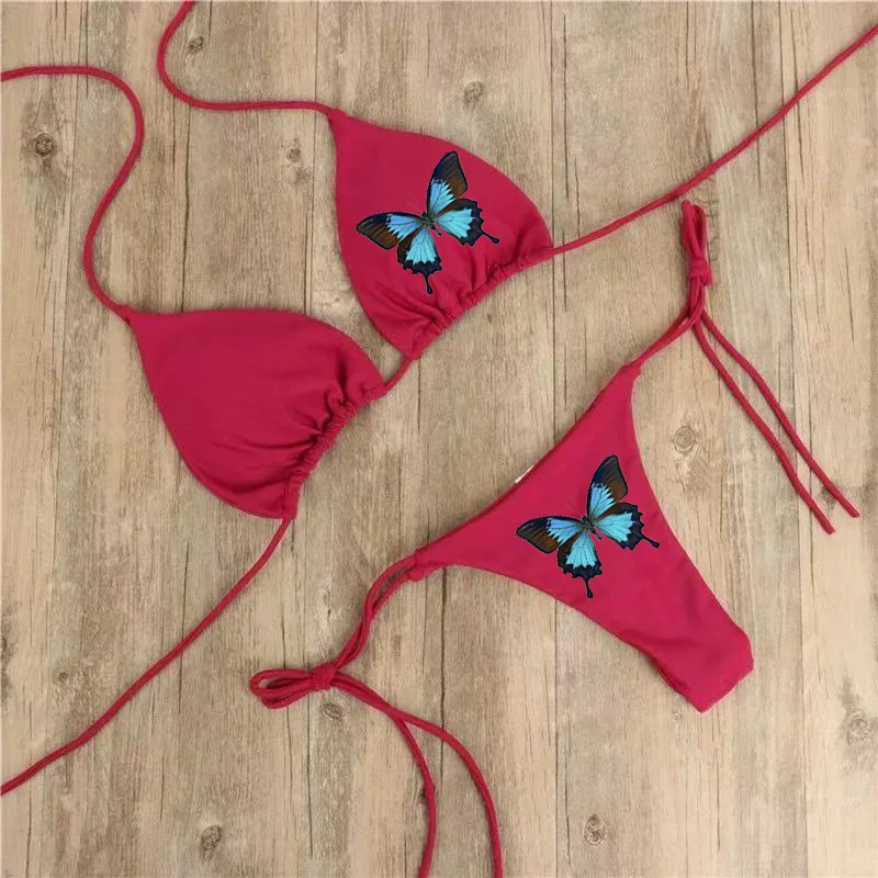 

Sexy Bikinis Set Summer Brazilian Swimsuit Women Bra Thong Two Pieces Swimwear Beachwear Bathing Suit Beachwear Swimsuit Women