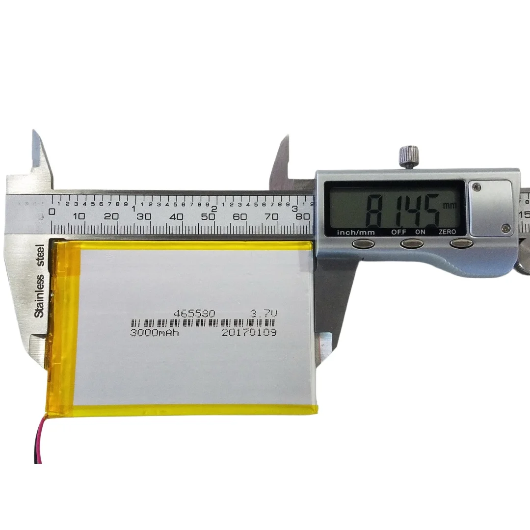 3.7V 3000mAh 465580L Li-Polymer Battery Compatible 455580 456080 For Early Education Story Machine Power Bank