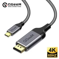 USB C to DisplayPort Cable (4K@60Hz),USB 3.1 Type C (Thunderbolt 3 Compatible) to DP Cable for MacBook 2017 Galaxy S9 Huawei P20