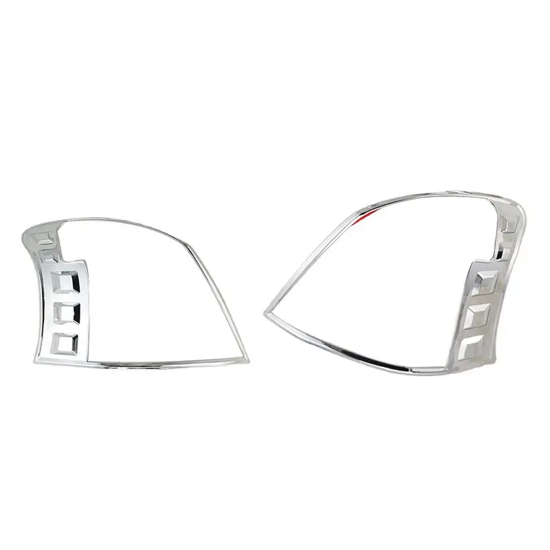 

AEF2-2Pcs ABS Car Tail Lamp Cover For Toyota Yaris Vitz 2008 , 2009 , 2010 Car Exterior Components Decorate