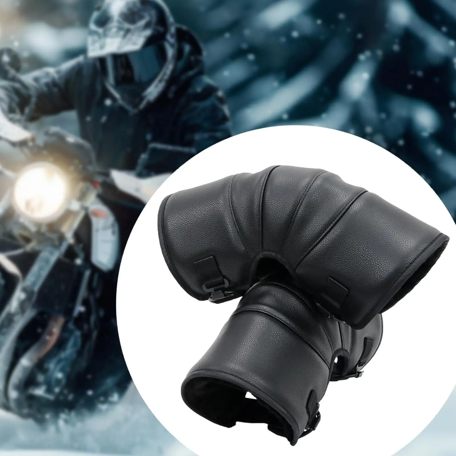 2x Motorcycle Knee Pads, Adjustable Shin Guards for Riding and Driving
