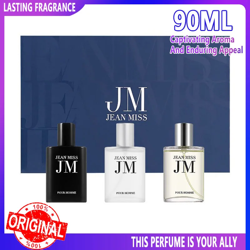 

Оригинальный мужской парфюм 90 мл, подарочная коробка, набор из 3 предметов, чародей, мужской одеколоны, аромат, стойкий дреди, цветочный аромат, Eau De Parfums Homme