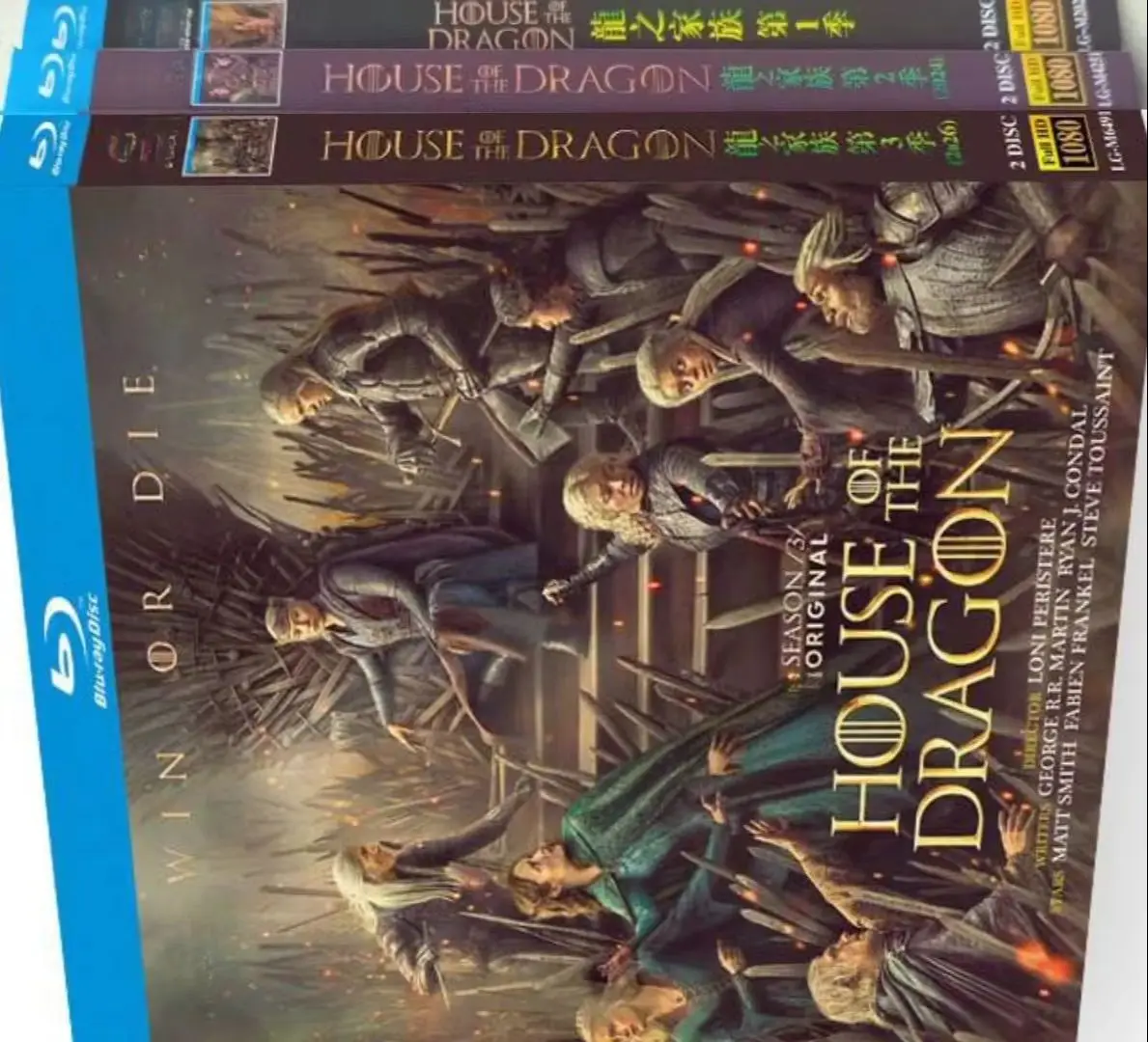 Blu‑ray House of the Dragon Season (1-3) 6-D Blu‑ray BD Boxed Set