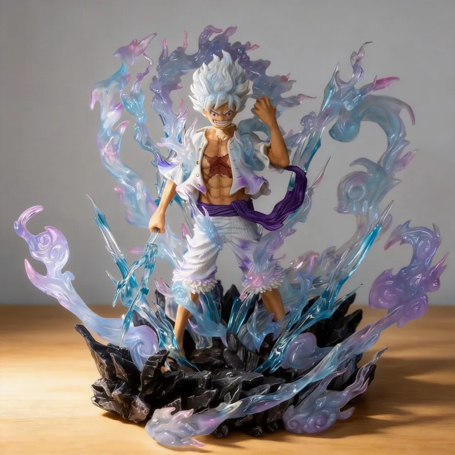 

Фигурка Луффи Gear 5 (форма Ника) из One Piece, 30 см, статуэтка JT, аниме-модель, украшение, подарок для фанатов