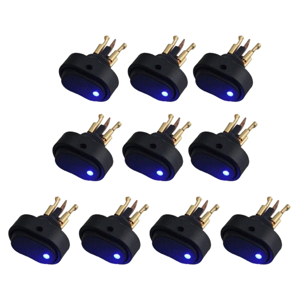 12V 30Amp 30A Heavy Duty Blue LED OFF/ON Rocker Switch Car Boat Marine