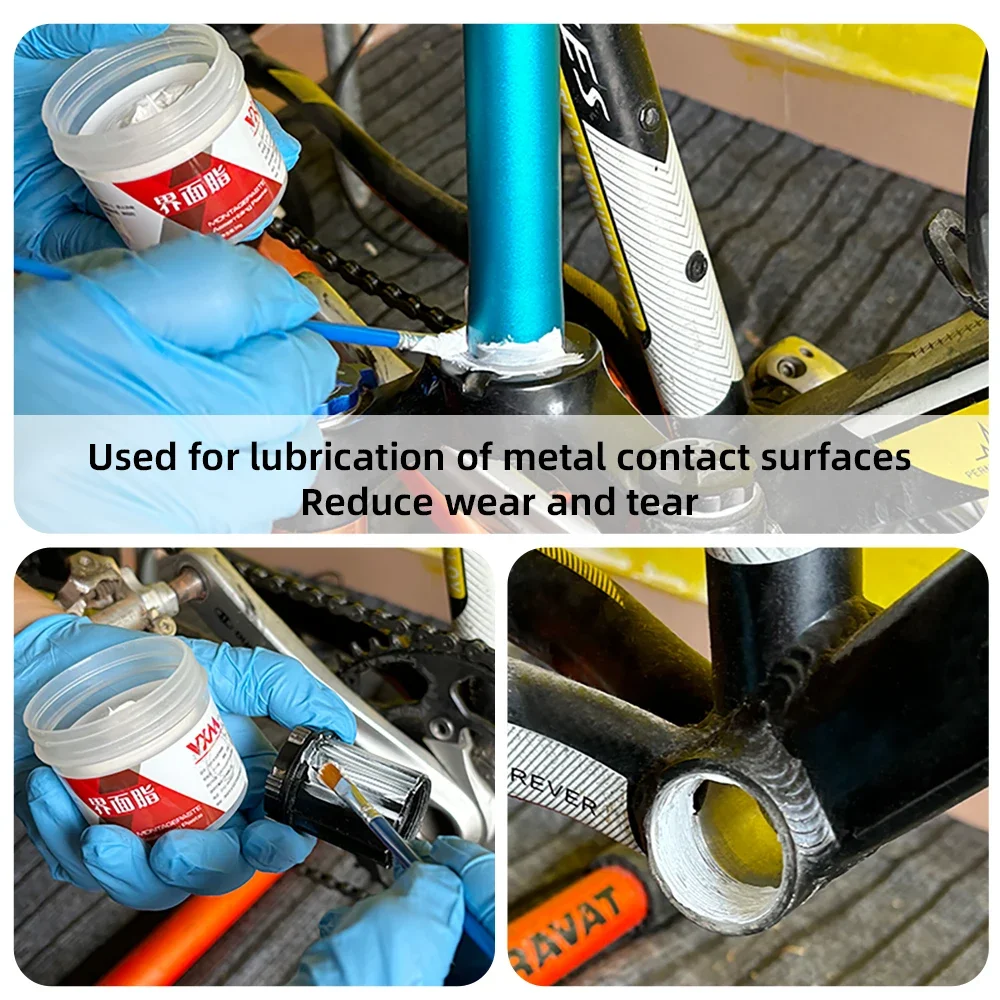 Bicycle Interface Grease with Brush Mountain Interface Paste Tower Base Hub Shaft Anti-abnormal Noise Lubricant