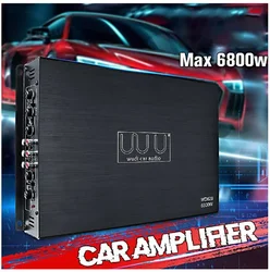 Car Power Amplifier 12V 6800W 4 Channel Digital Audio Subwoofer Car Audio Car Sound Amplifier