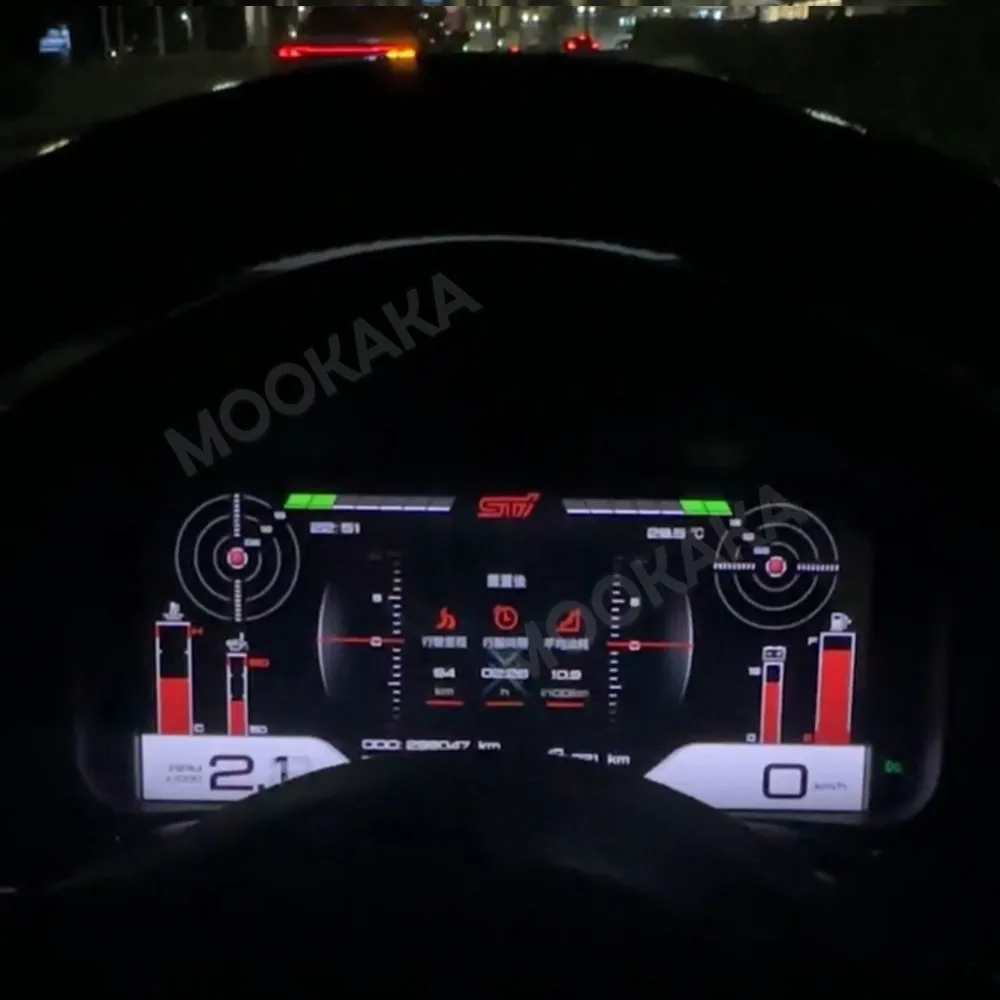 Car dashboard Auto Gauge For Honda Fit 2014-2020 Full LCD dashboard Instrument Digital Cluster Panel Linux system Speed Meter