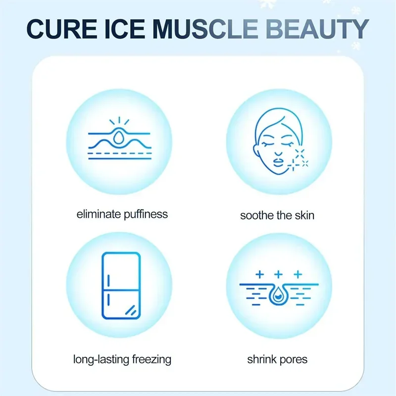 Ice Roller for Facial Wrinkles Massager Ice Compress Hammer Skin Care Tool Reduce Puffiness for Whole Body Face Eyes