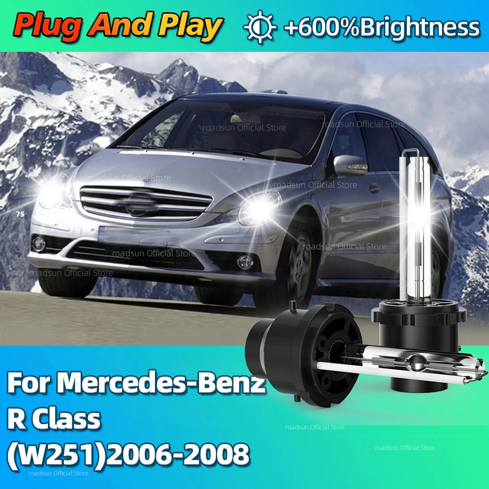 

Xenon 35W D2S HID lamps Car Headlight Lamp Replacement 6000K For Mercedes-Benz R Class W251 R280 R300 R320 R350 2006 2007 2008