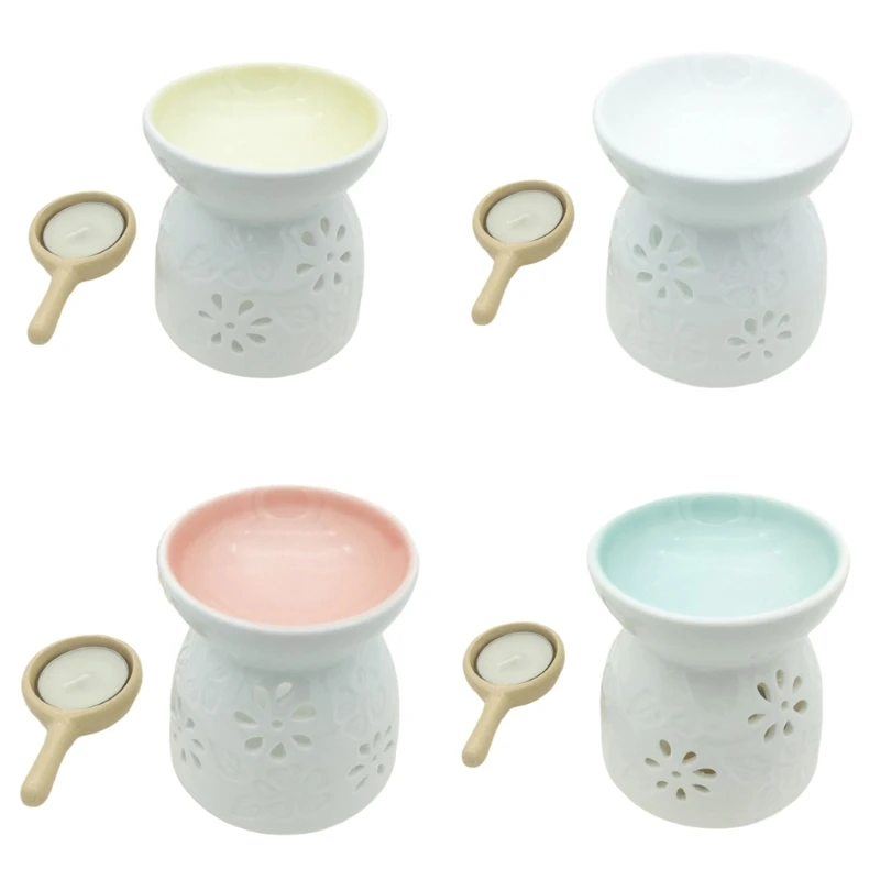 Essential Oil Burners Ceramic Aromatherapies Holder Set for Styles Consciously Homes and Relaxation Space Accessories