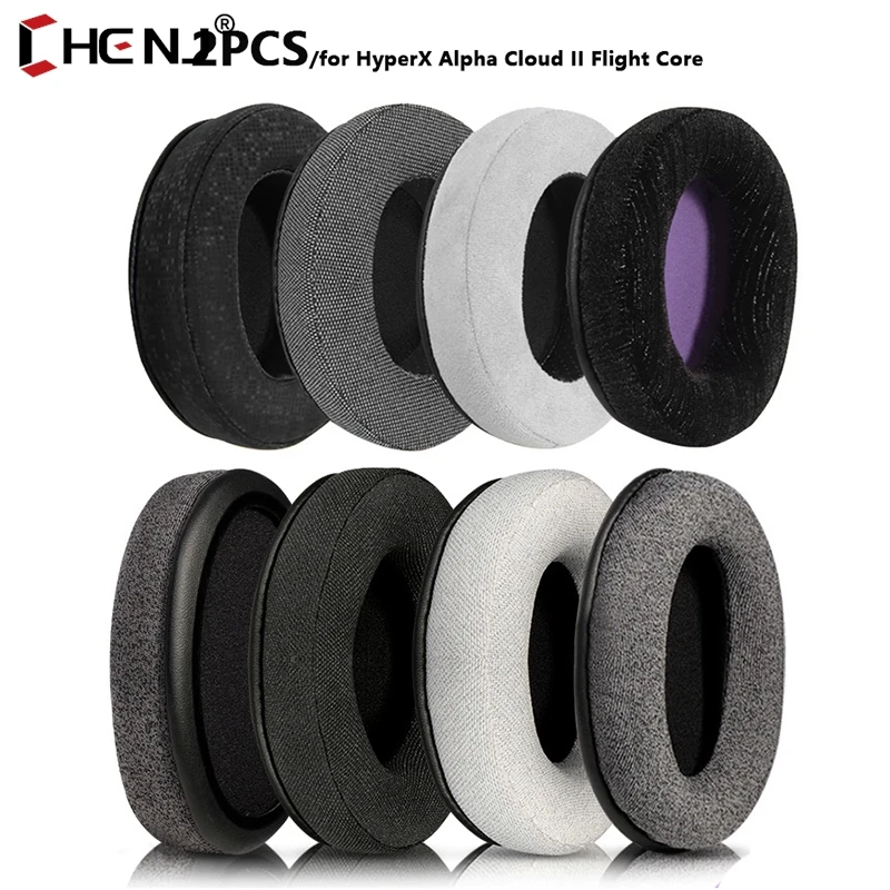 

Replacement Skin-Friendly Cloth Leather Earpads For HyperX Alpha Cloud 1/2 Headphones Headband Ear Cushion