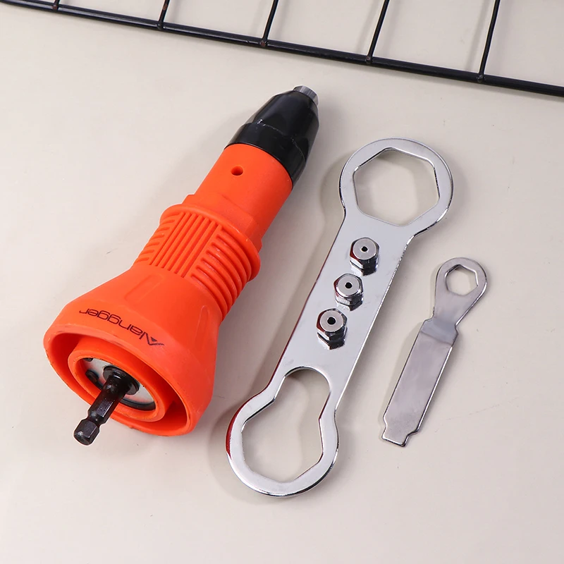 

1Set Electric Rivet Gun Adapter Household Rivet Gun 2.4mm/3.2mm/4.0mm/4.8mm Riveting Machine Multi-spec Riveting Tools