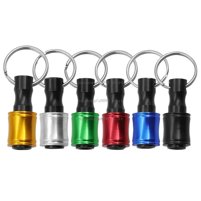 7Pc Color Keychain Quick Change Rod 1/4 Hexagonal Shank Batch Quick Release Sleeve Transfer Rod Tool Set