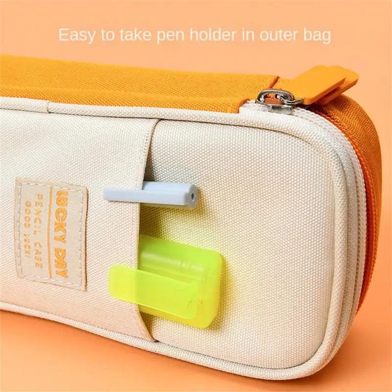 حقيبة أقلام رصاص إبداعية بسعة كبيرة ، 5 طبقات ، شهادة CPC ، حقيبة مدرسية من المواد الآمنة ، قرطاسية للفتيات